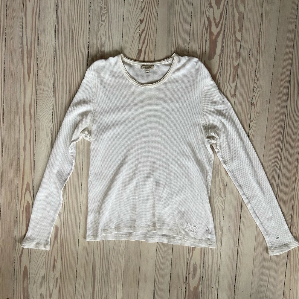 BURBERRY WHITE LONG SLEEVE